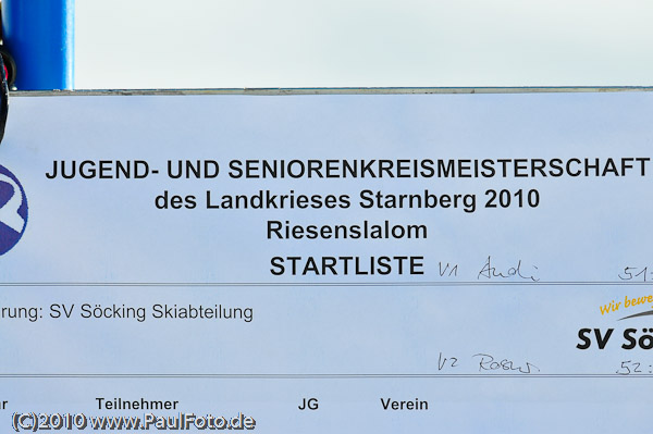 KREISMEISTERSCHAFT SCHÜLER 2010