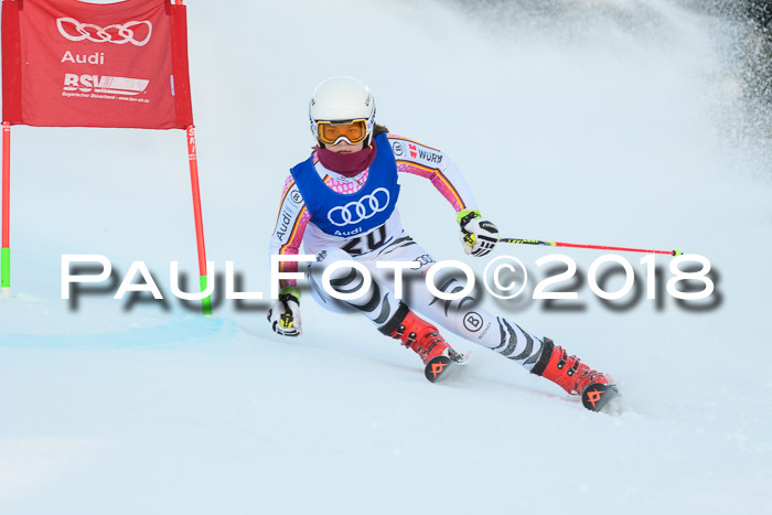 Bayerische Schülermeisterschaft Alpin Riesenslalom 27.01.2018