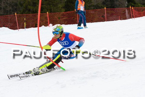 Bayerische Schülermeisterschaft Slalom 28.01.2018