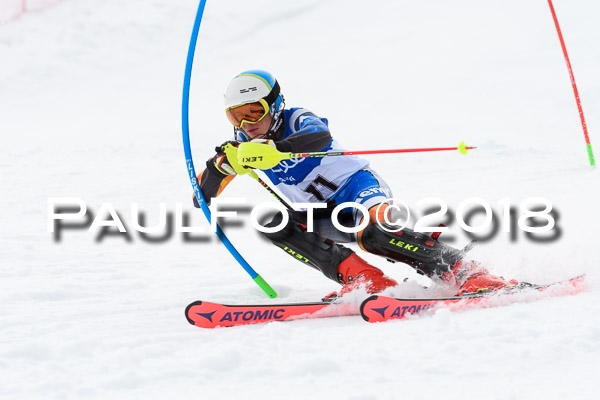 Bayerische Schülermeisterschaft Slalom 28.01.2018