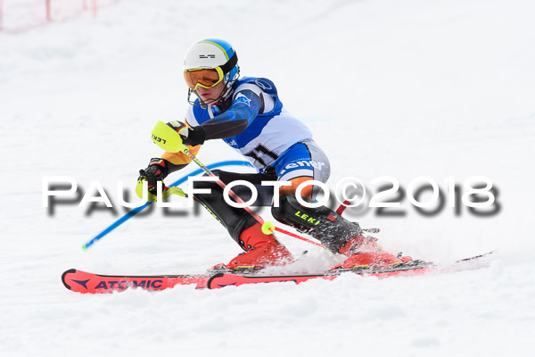 Bayerische Schülermeisterschaft Slalom 28.01.2018