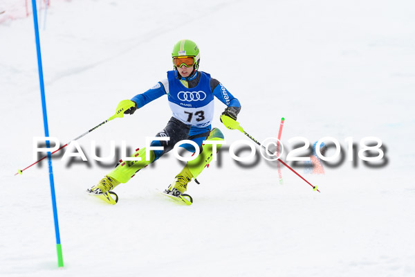 Bayerische Schülermeisterschaft Slalom 28.01.2018