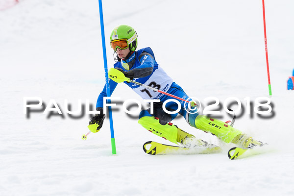 Bayerische Schülermeisterschaft Slalom 28.01.2018