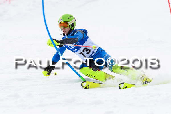 Bayerische Schülermeisterschaft Slalom 28.01.2018