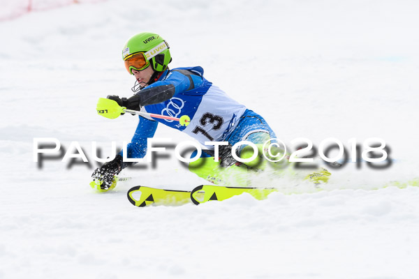 Bayerische Schülermeisterschaft Slalom 28.01.2018