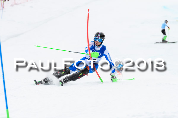 Bayerische Schülermeisterschaft Slalom 28.01.2018