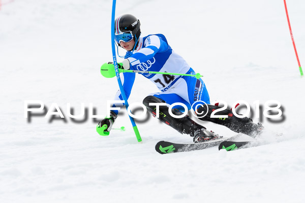 Bayerische Schülermeisterschaft Slalom 28.01.2018