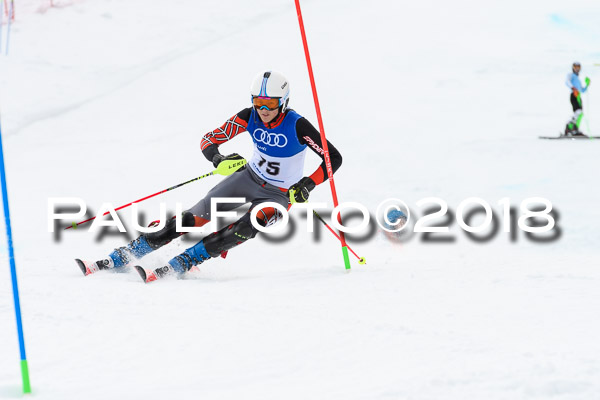 Bayerische Schülermeisterschaft Slalom 28.01.2018