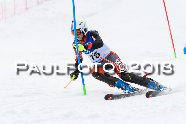 Bayerische Schülermeisterschaft Slalom 28.01.2018