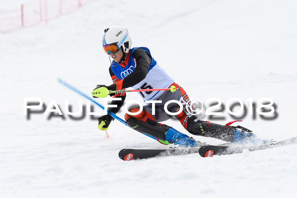 Bayerische Schülermeisterschaft Slalom 28.01.2018