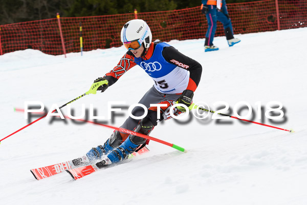 Bayerische Schülermeisterschaft Slalom 28.01.2018