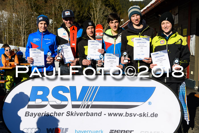 Bayerische Schülermeisterschaft Team PSL 29.01.2018