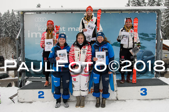 Int. FIS Rennen + NJC Damen, SG, Götschen, 22.02.2018