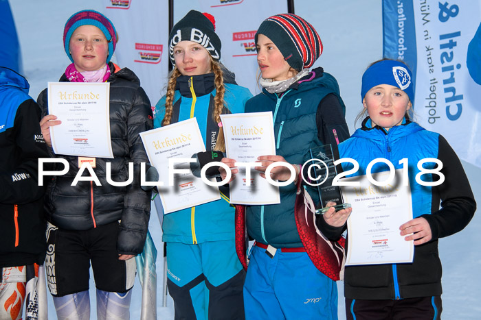 DSV Schülercup U12 Finale PSL, Team, Siegerehrungen, 12.03.2018