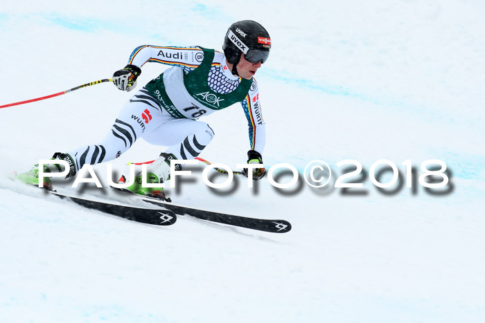 FIS, Int. Dt. Meisterschaft Super-G, NC,  Damen + Herren, 23.03.2018