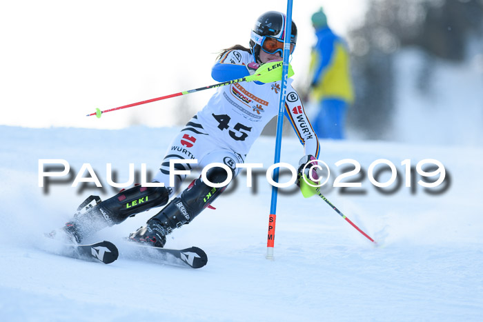 DSV Dt. Schülercup U14 SL 20.01.2019 Slalom