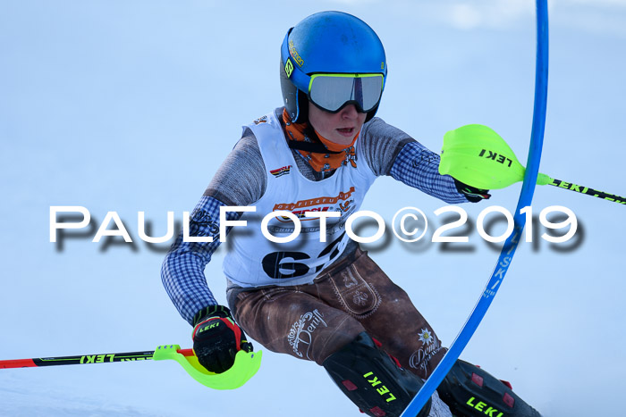 DSV Dt. Schülercup U14 SL 20.01.2019 Slalom