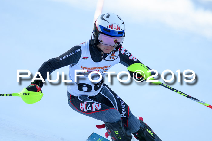 DSV Dt. Schülercup U14 SL 20.01.2019 Slalom