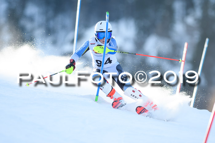 DSV Dt. Schülercup U14 SL 20.01.2019 Slalom