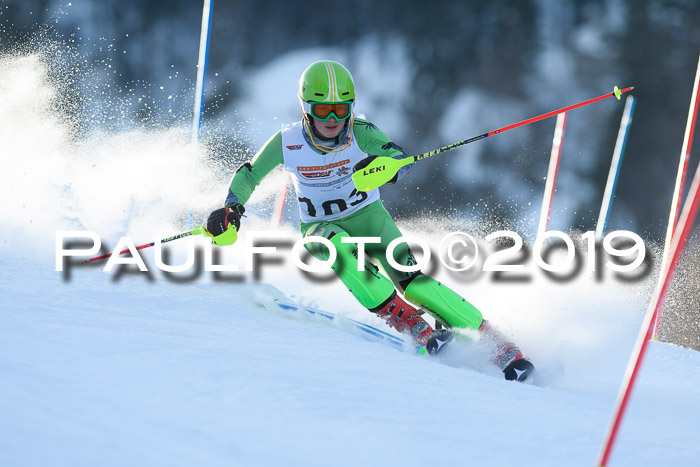 DSV Dt. Schülercup U14 SL 20.01.2019 Slalom