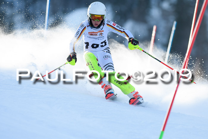 DSV Dt. Schülercup U14 SL 20.01.2019 Slalom