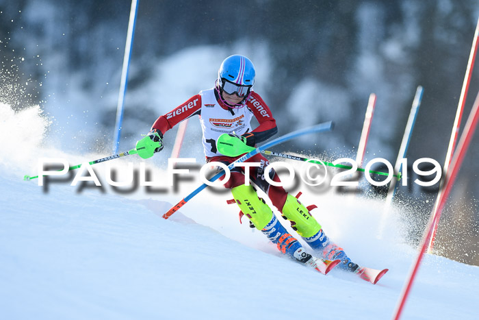 DSV Dt. Schülercup U14 SL 20.01.2019 Slalom