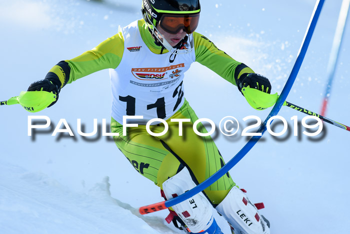 DSV Dt. Schülercup U14 SL 20.01.2019 Slalom