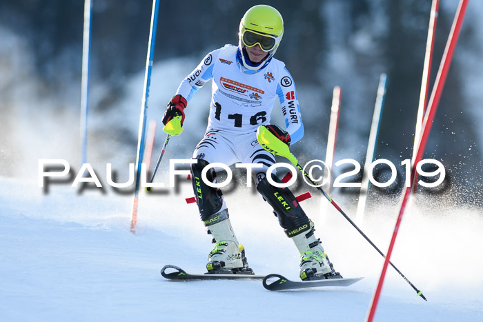 DSV Dt. Schülercup U14 SL 20.01.2019 Slalom