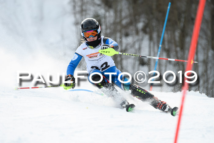 DSV Dt. Schülercup U14 SL 20.01.2019 Slalom