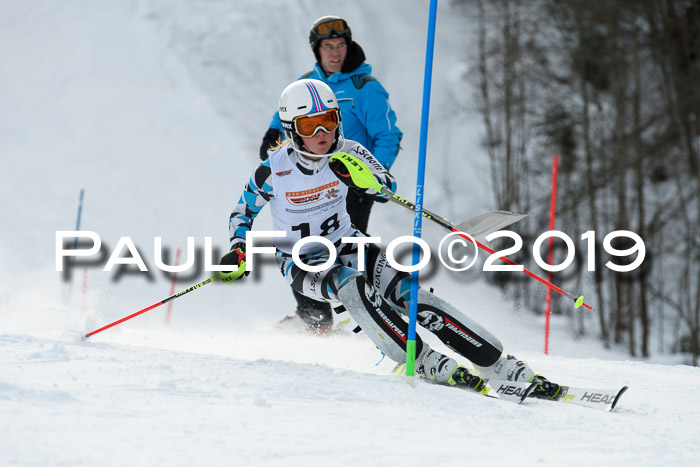 DSV Dt. Schülercup U14 SL 20.01.2019 Slalom