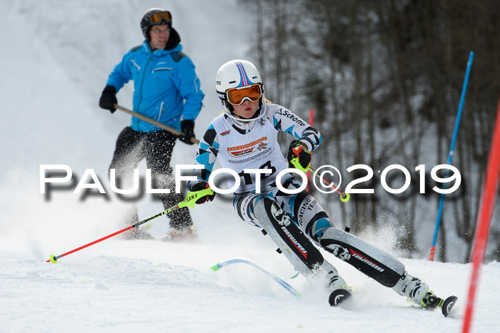 DSV Dt. Schülercup U14 SL 20.01.2019 Slalom