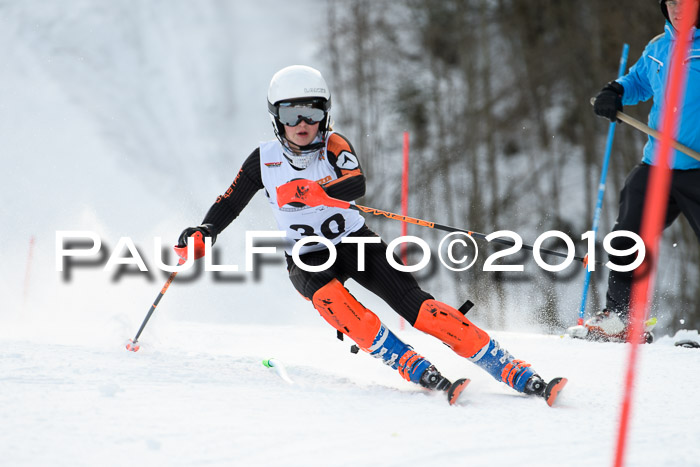 DSV Dt. Schülercup U14 SL 20.01.2019 Slalom