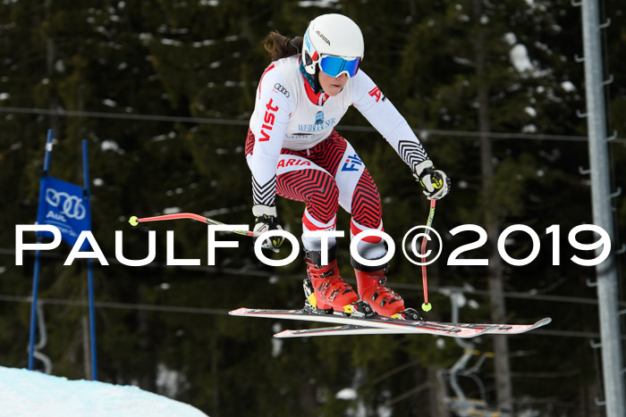 Int. FIS Rennen + NJC  AC Damen, FIS SG, Götschen, 01.02.2019