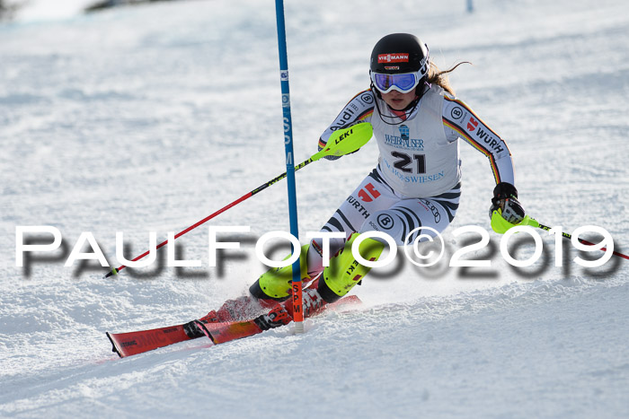 Int. FIS Rennen + NJC  AC Damen, FIS SG, Götschen, 01.02.2019