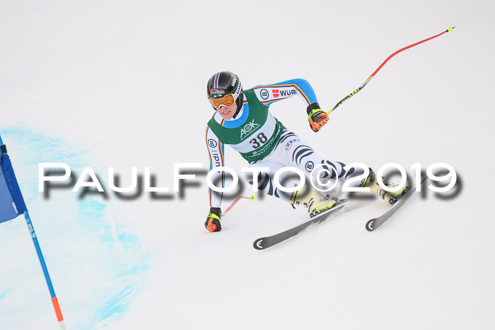 NJC + FIS, Super-G, Herren, 06.02.2019