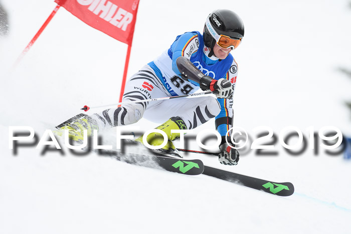 FIS Riesenslalom, Herren, Bay. Jugend, Oberjoch, 09.02.2018