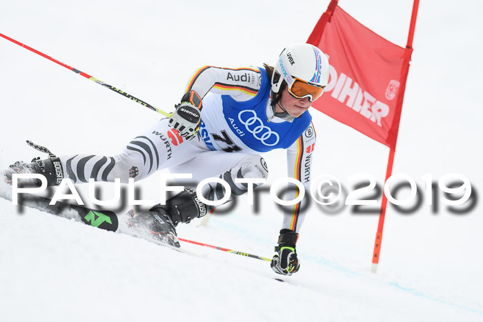 FIS Riesenslalom, Herren, Bay. Jugend, Oberjoch, 09.02.2018