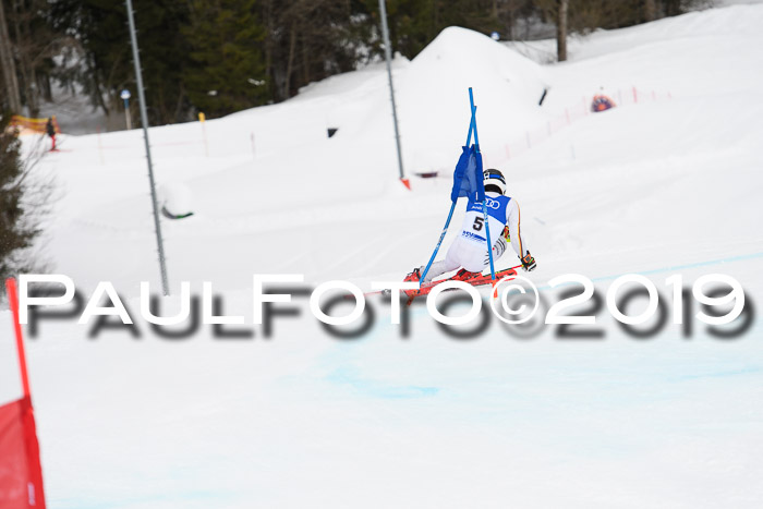 FIS Riesenslalom, Herren, Bay. Jugend, Oberjoch, 09.02.2018