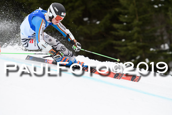 FIS Riesenslalom, Herren, Bay. Jugend, Oberjoch, 09.02.2018