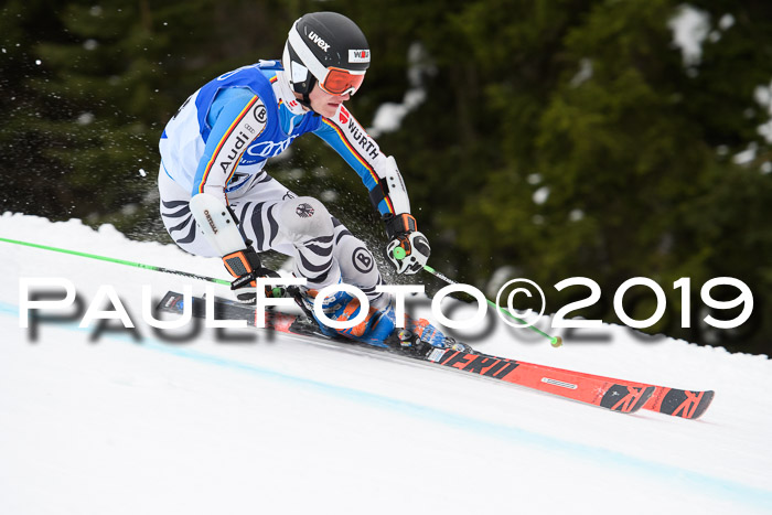 FIS Riesenslalom, Herren, Bay. Jugend, Oberjoch, 09.02.2018