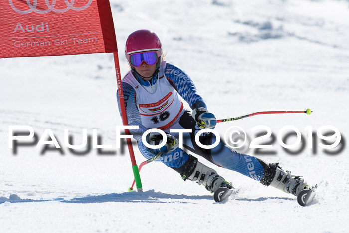 Dt. Schülercup Finale U16 Riesenslalom 08.03.2019