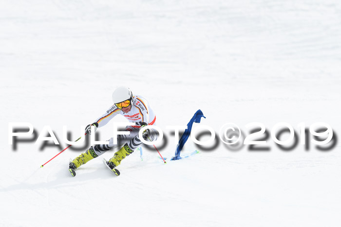 Dt. Schülercup Finale U16 Riesenslalom 08.03.2019