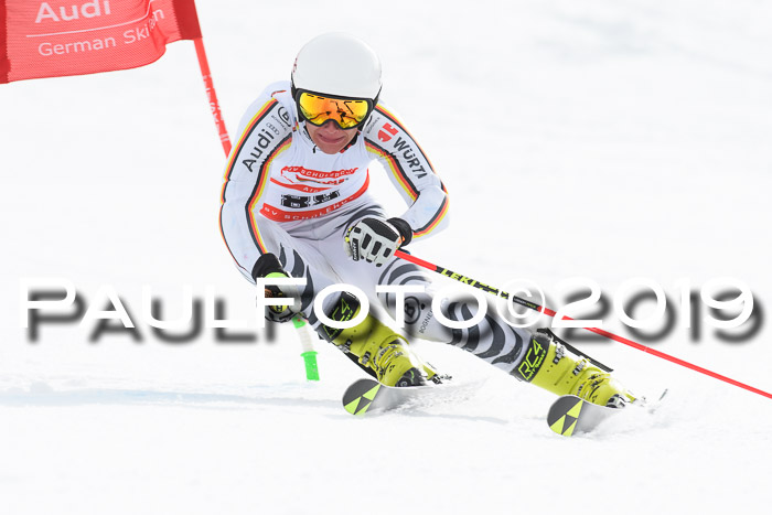 Dt. Schülercup Finale U16 Riesenslalom 08.03.2019