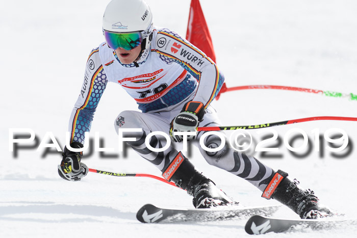 Dt. Schülercup Finale U16 Riesenslalom 08.03.2019