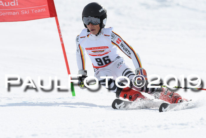 Dt. Schülercup Finale U16 Riesenslalom 08.03.2019