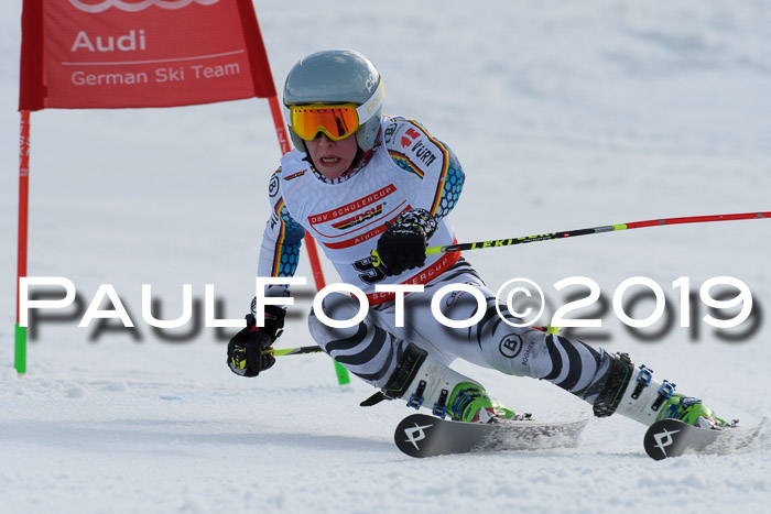 Dt. Schülercup Finale U16 Riesenslalom 08.03.2019