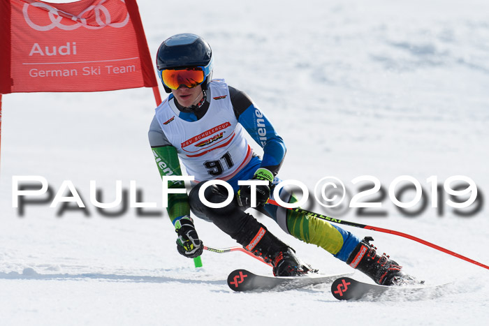 Dt. Schülercup Finale U16 Riesenslalom 08.03.2019