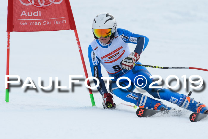 Dt. Schülercup Finale U16 Riesenslalom 08.03.2019