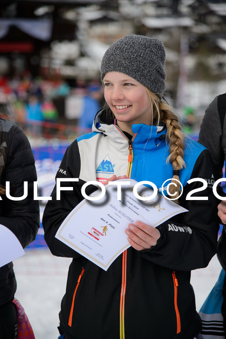 Dt. Schülercup Finale U16 Riesenslalom 08.03.2019