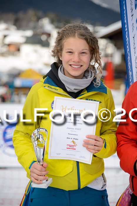 Dt. Schülercup Finale U16 Riesenslalom 08.03.2019